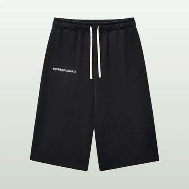 Armor of God sweatshorts with Ephesians 6:13 embroidery