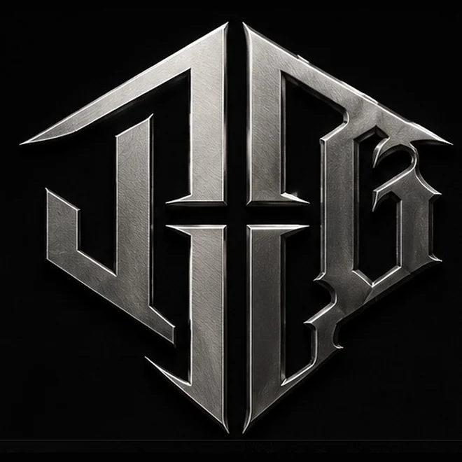 JLY x AOG collaboration emblem, a hexagon monogram